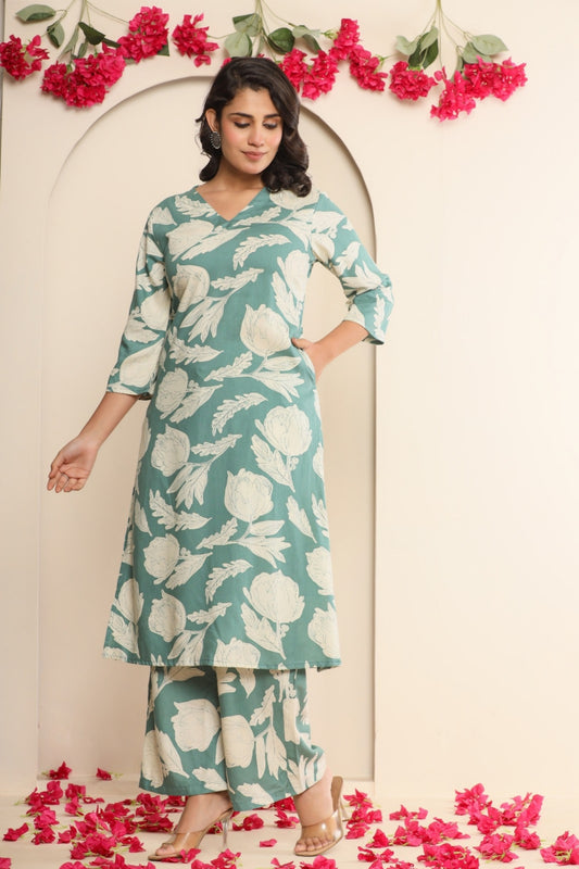 Aasmani Leher Coord Set