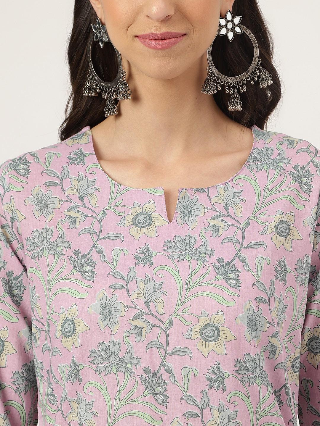 Lavender Printed Loungewear/Nightwear - world