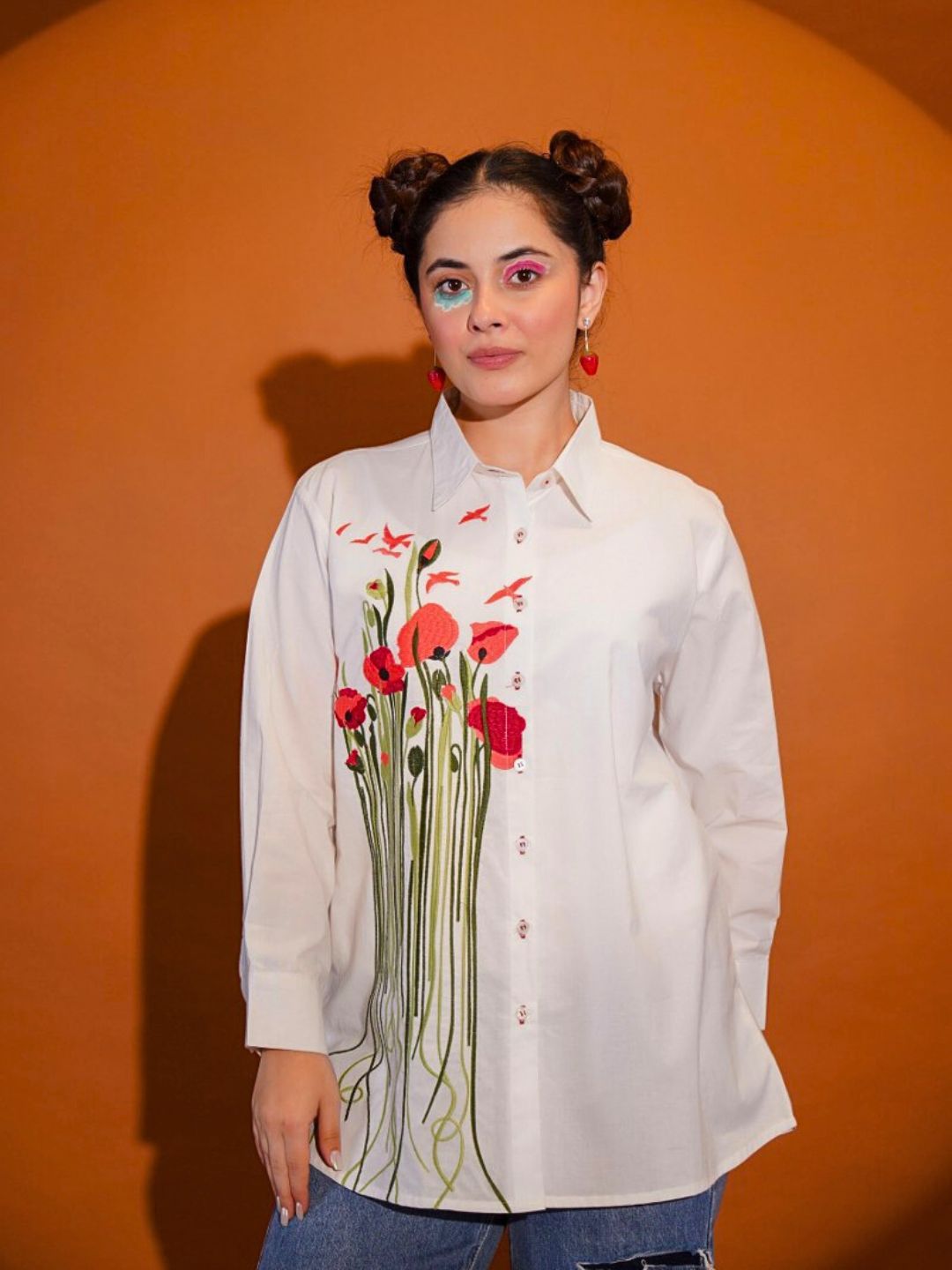Dancing Petals Short Kurti
