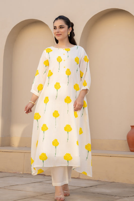 Sunkissed Bloom Coord Set - Yellow