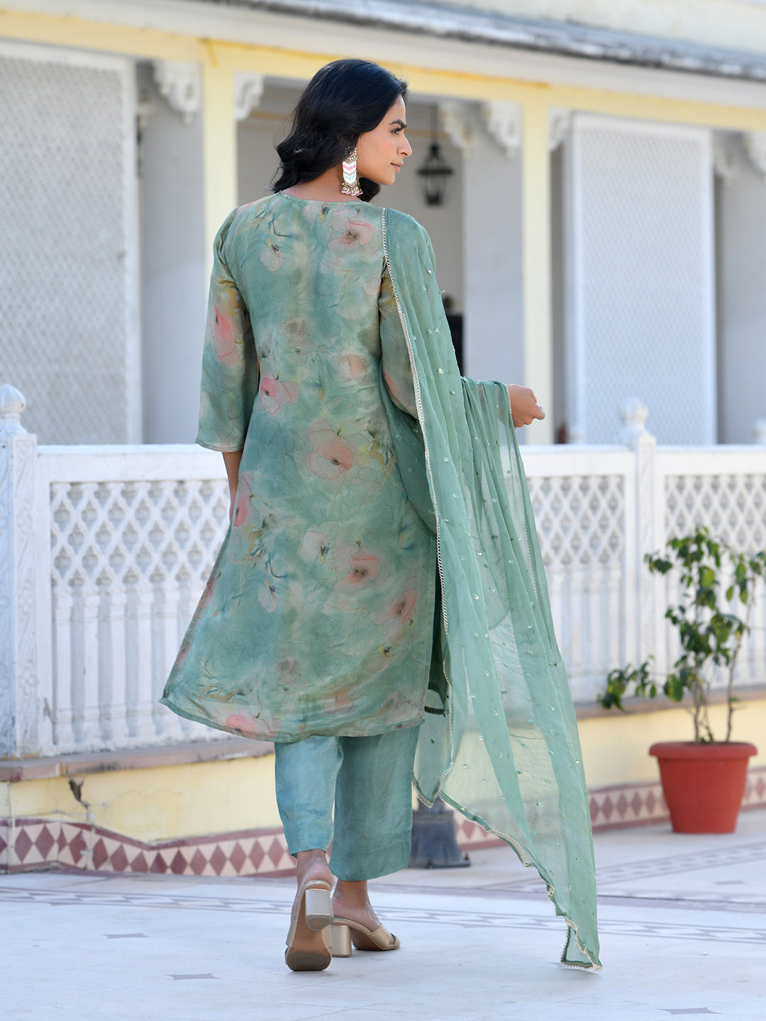 Women Viscose Tissue Digital Printed Suit Set