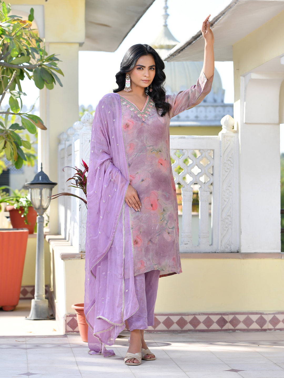 Women Viscose Tissue Digital Printed Suit Set