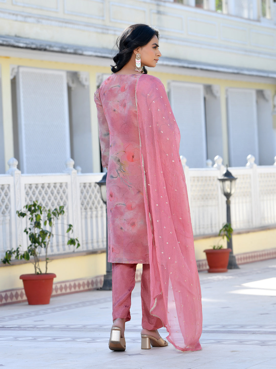 Women Viscose Tissue Digital Printed Suit Set