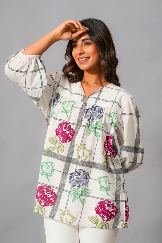 Rosevale Bloom Printed Kurti