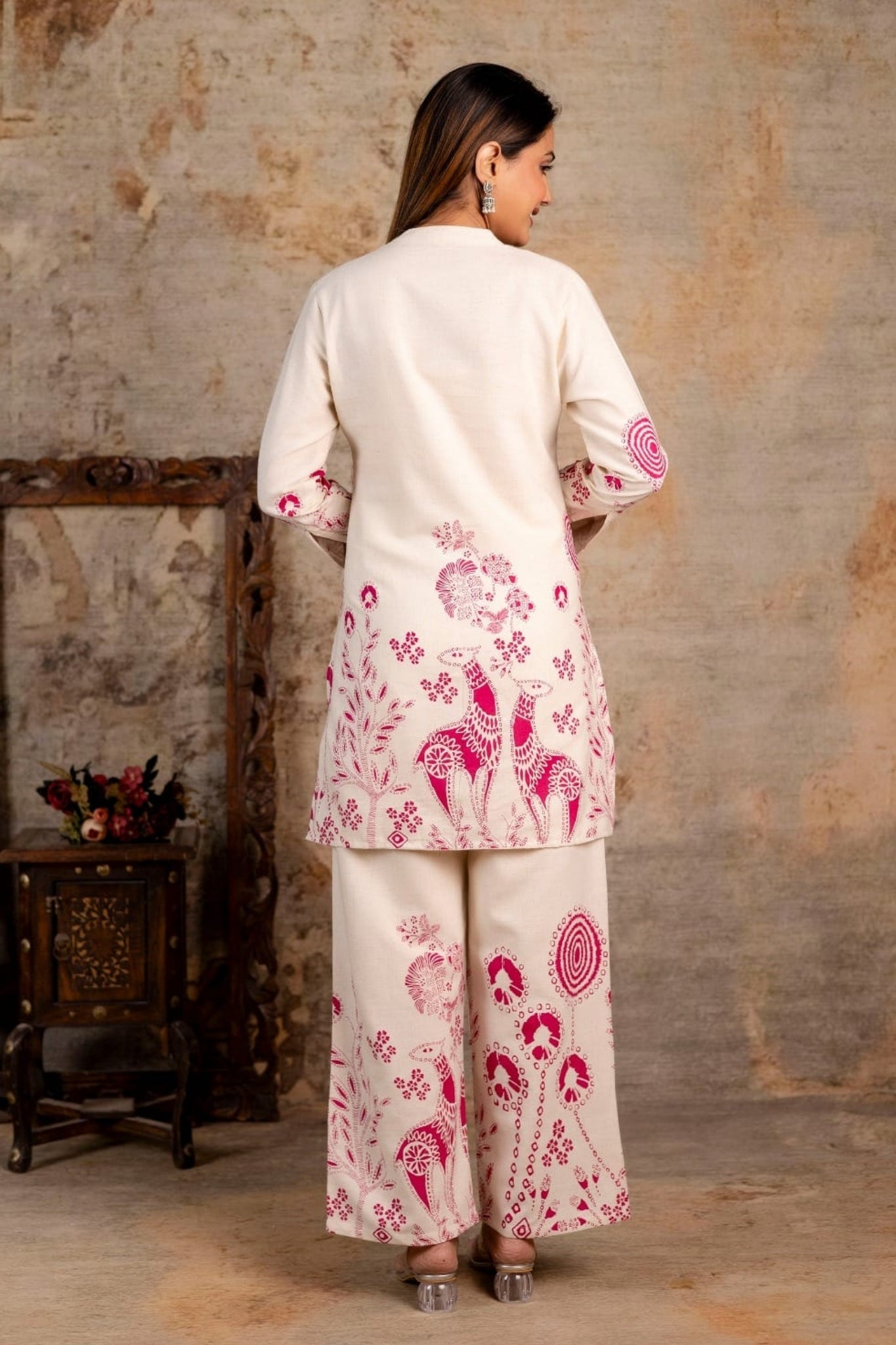 Gulshan Aura Coord Set - Pink