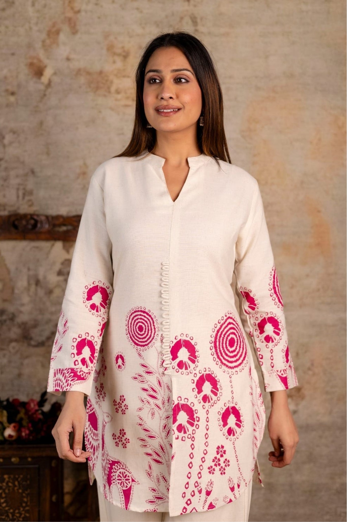 Gulshan Aura Coord Set - Pink