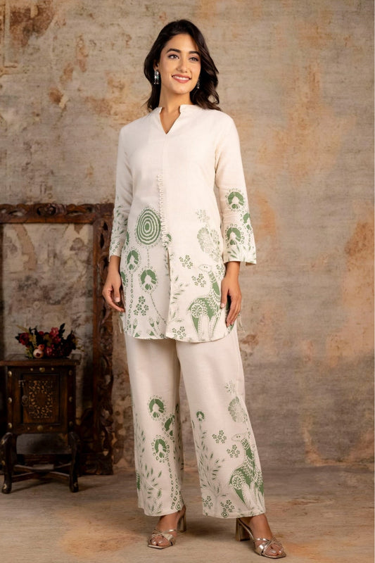 Gulshan Aura Coord Set - Green