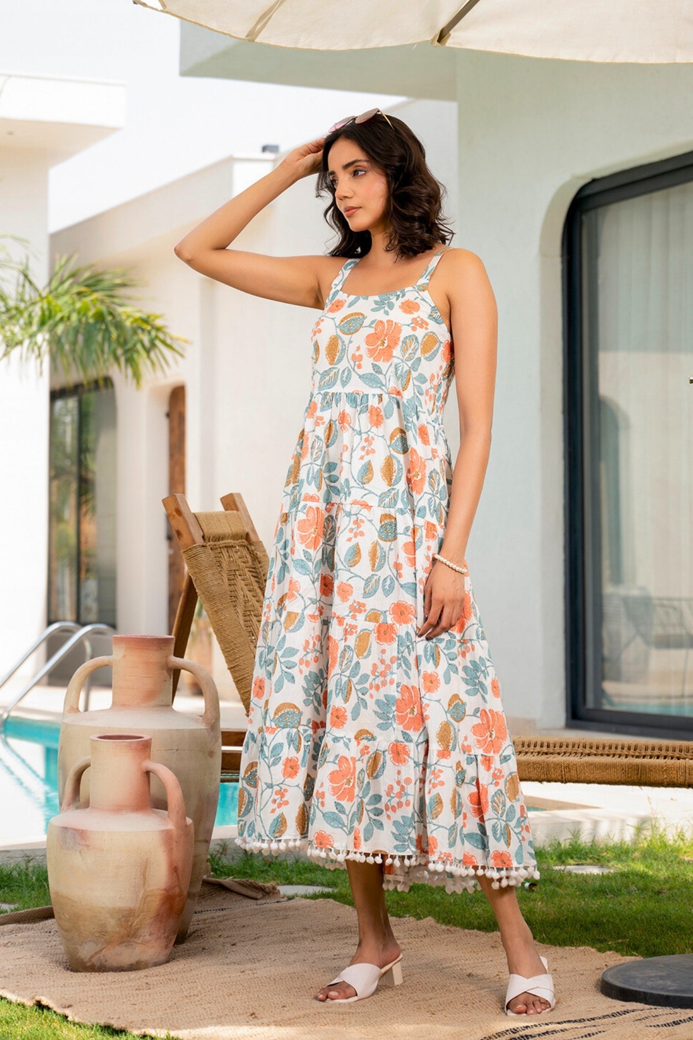 Olive Dust Reverie Strapless Dress