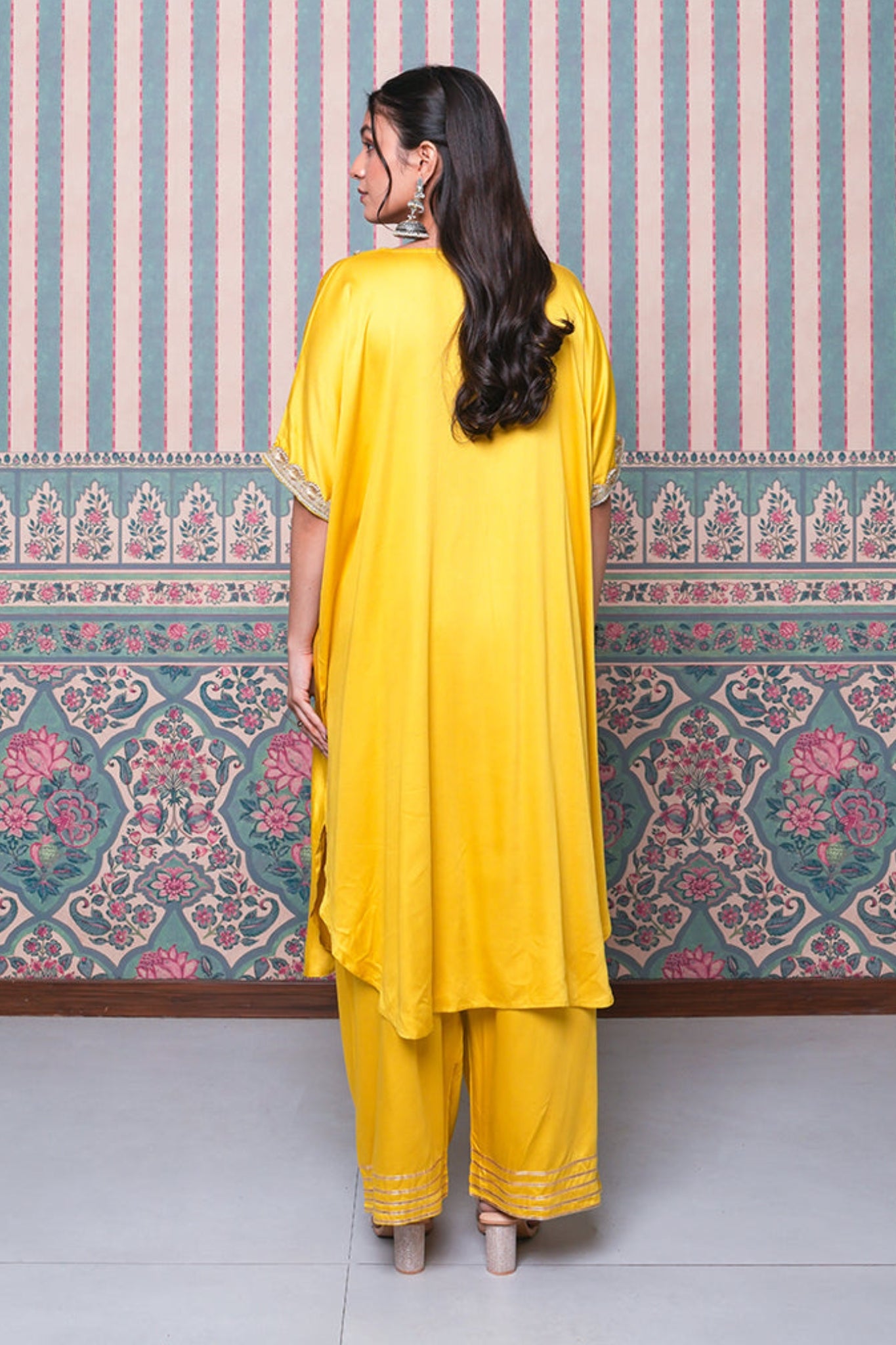 Bijli Boho Coord Set - Yellow