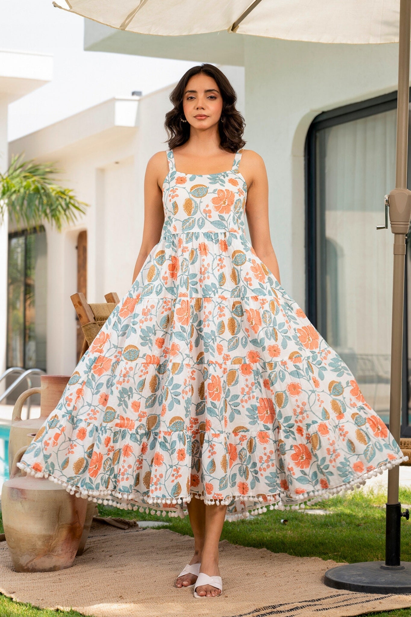 Olive Dust Reverie Strapless Dress