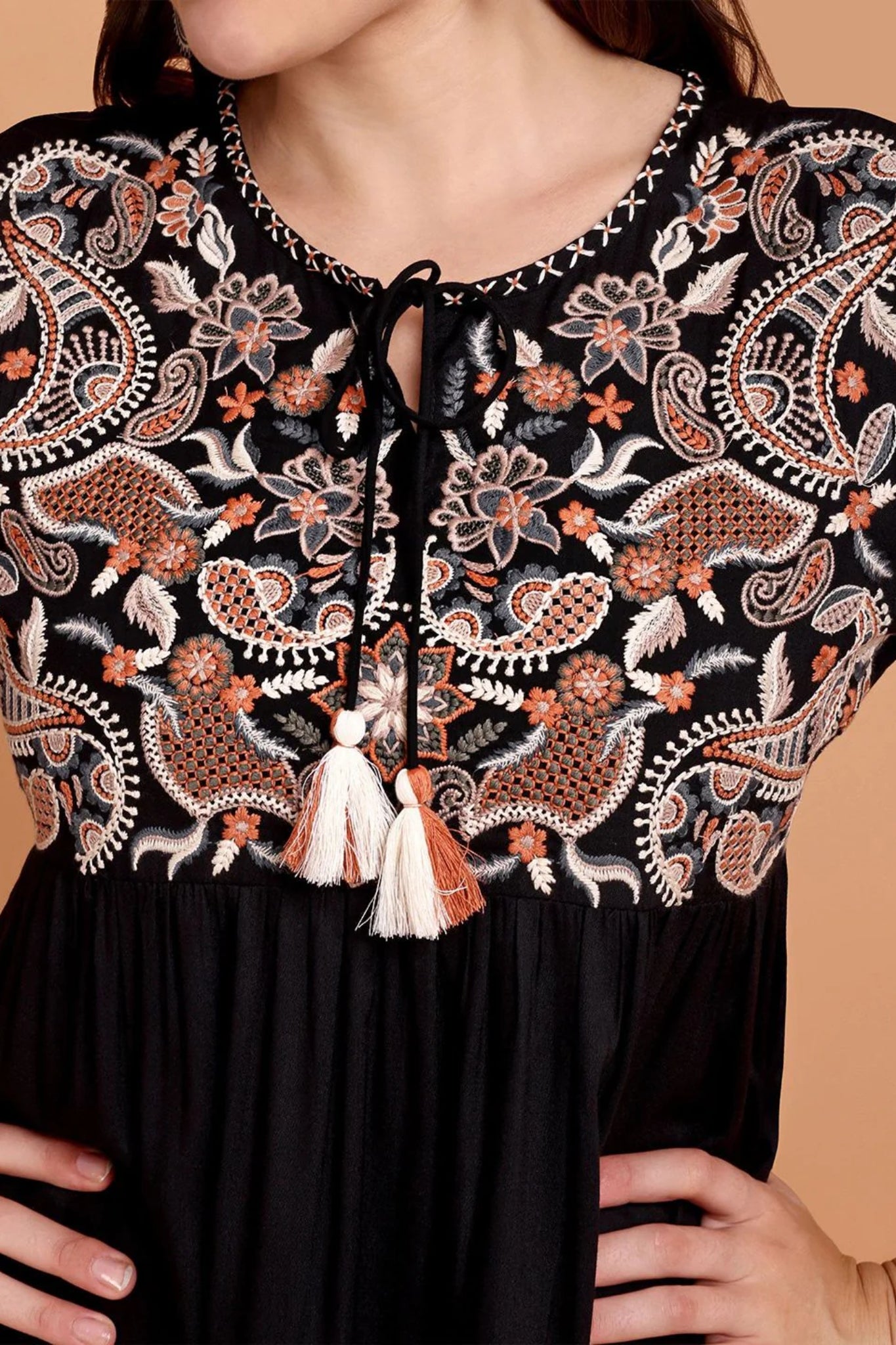 Daisy Dreams Short Kurti - Black