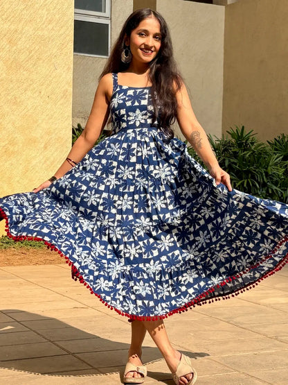 Indigo Aurora Blue Dress