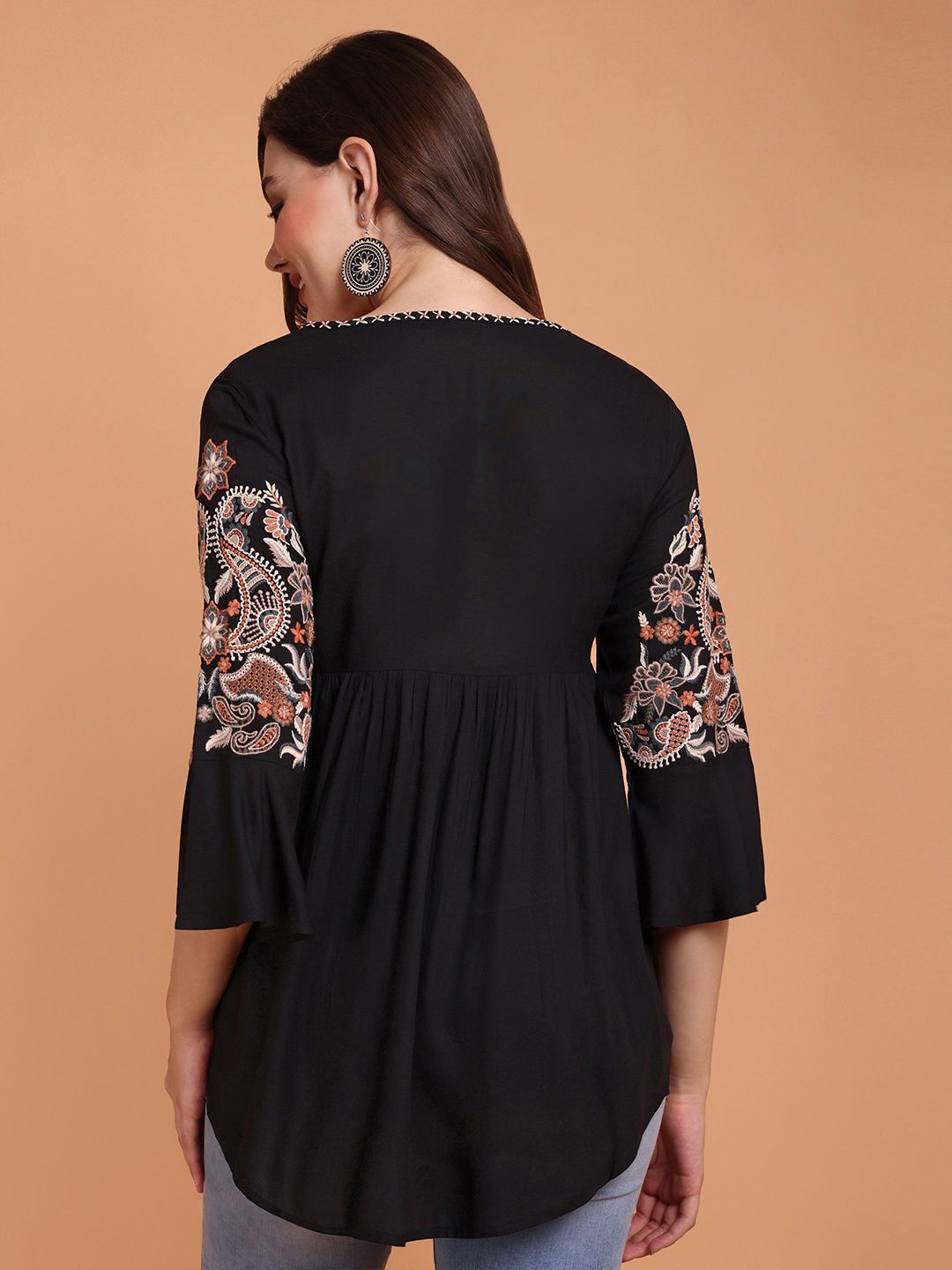 Daisy Dreams Short Kurti - Black