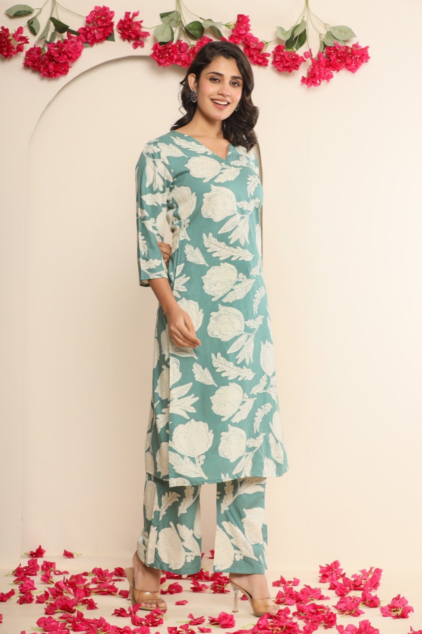 Aasmani Leher Coord Set