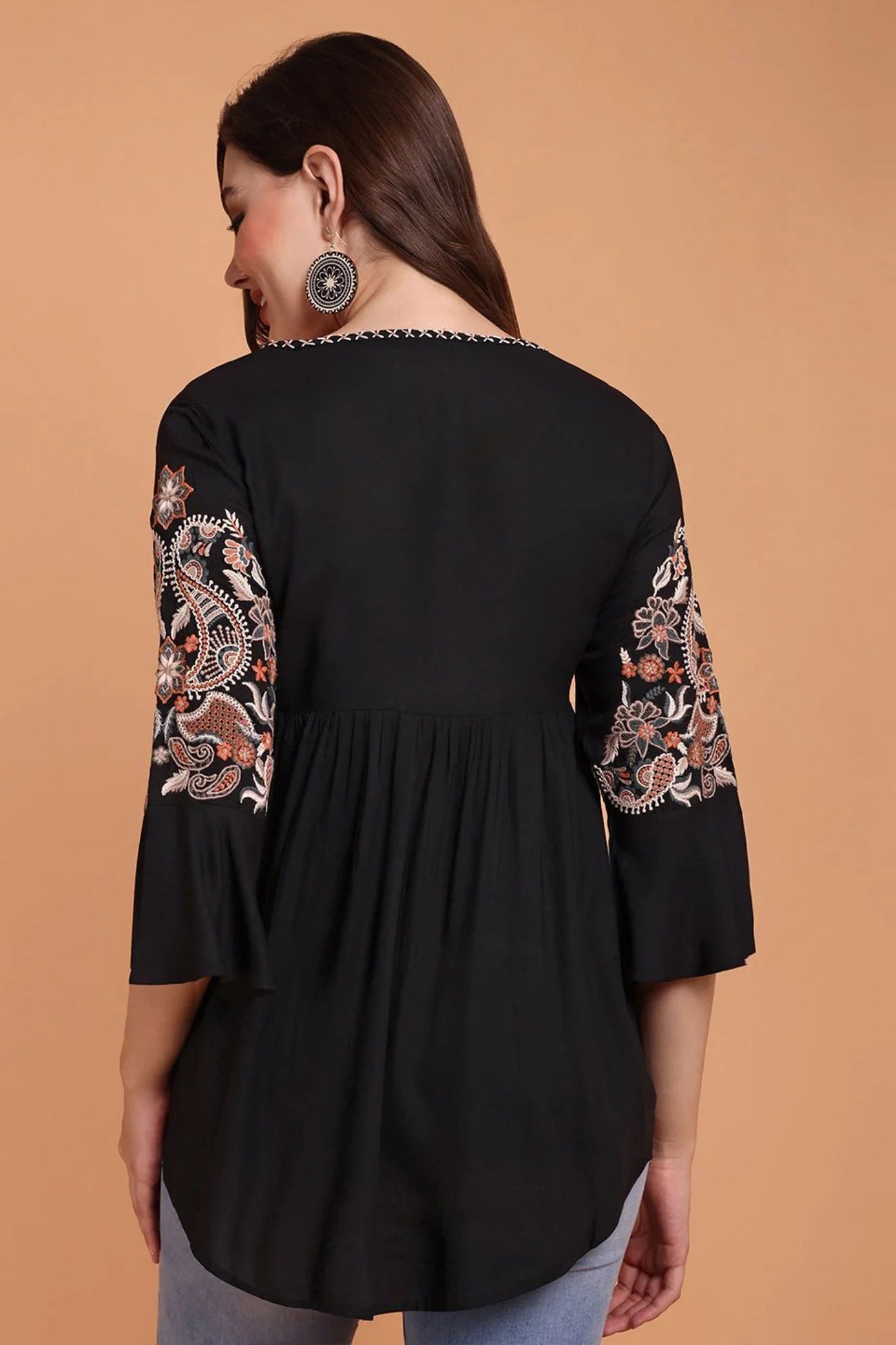 Daisy Dreams Short Kurti - Black