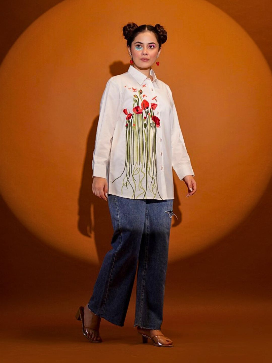 Dancing Petals Short Kurti