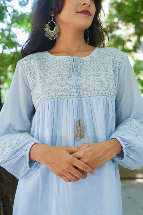 Celestial Mist Kurti