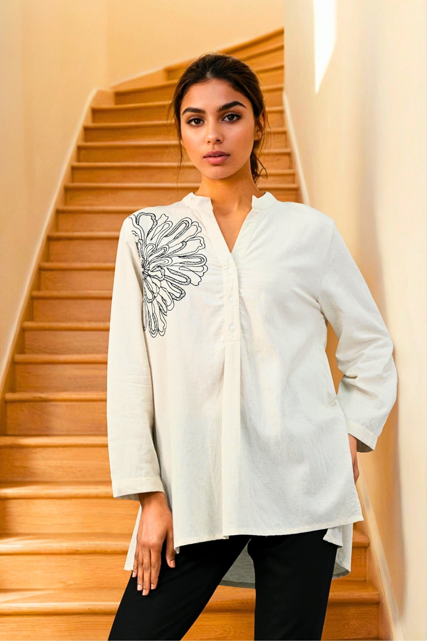 Daisy Eve Embroirered Short Kurti