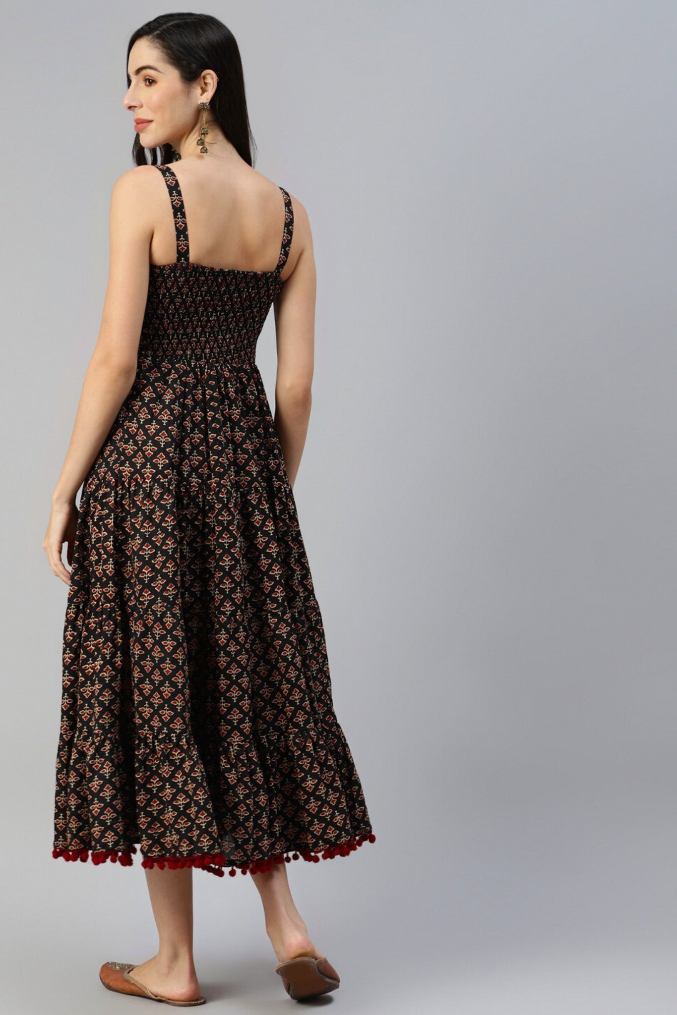 Antique Whispers Strapless Dress