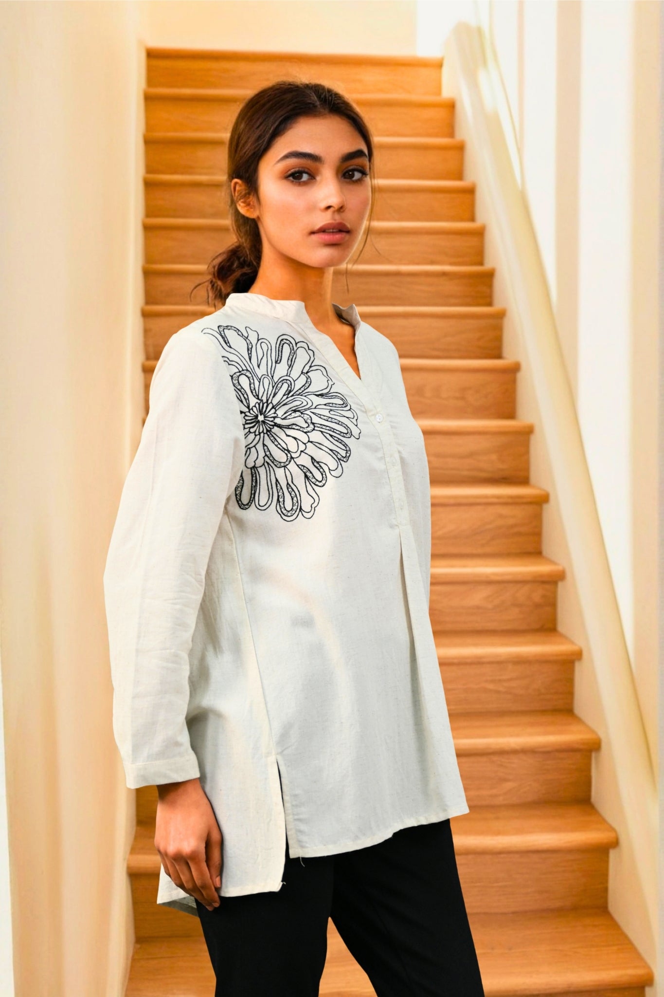 Daisy Eve Embroirered Short Kurti