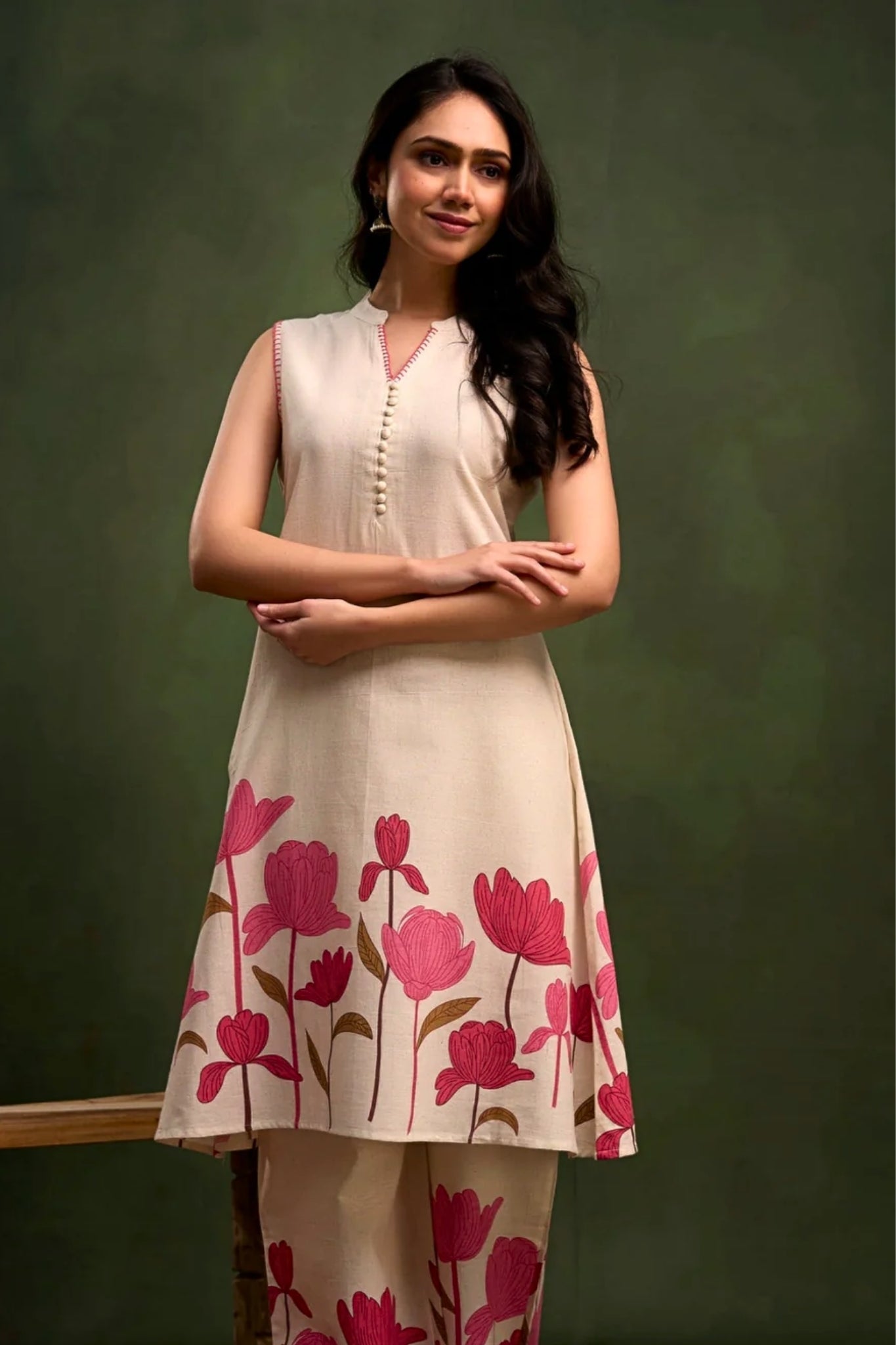 Roselle Bloomaria Coord Set - Pink