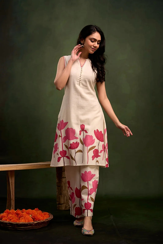 Roselle Bloomaria Coord Set - Pink