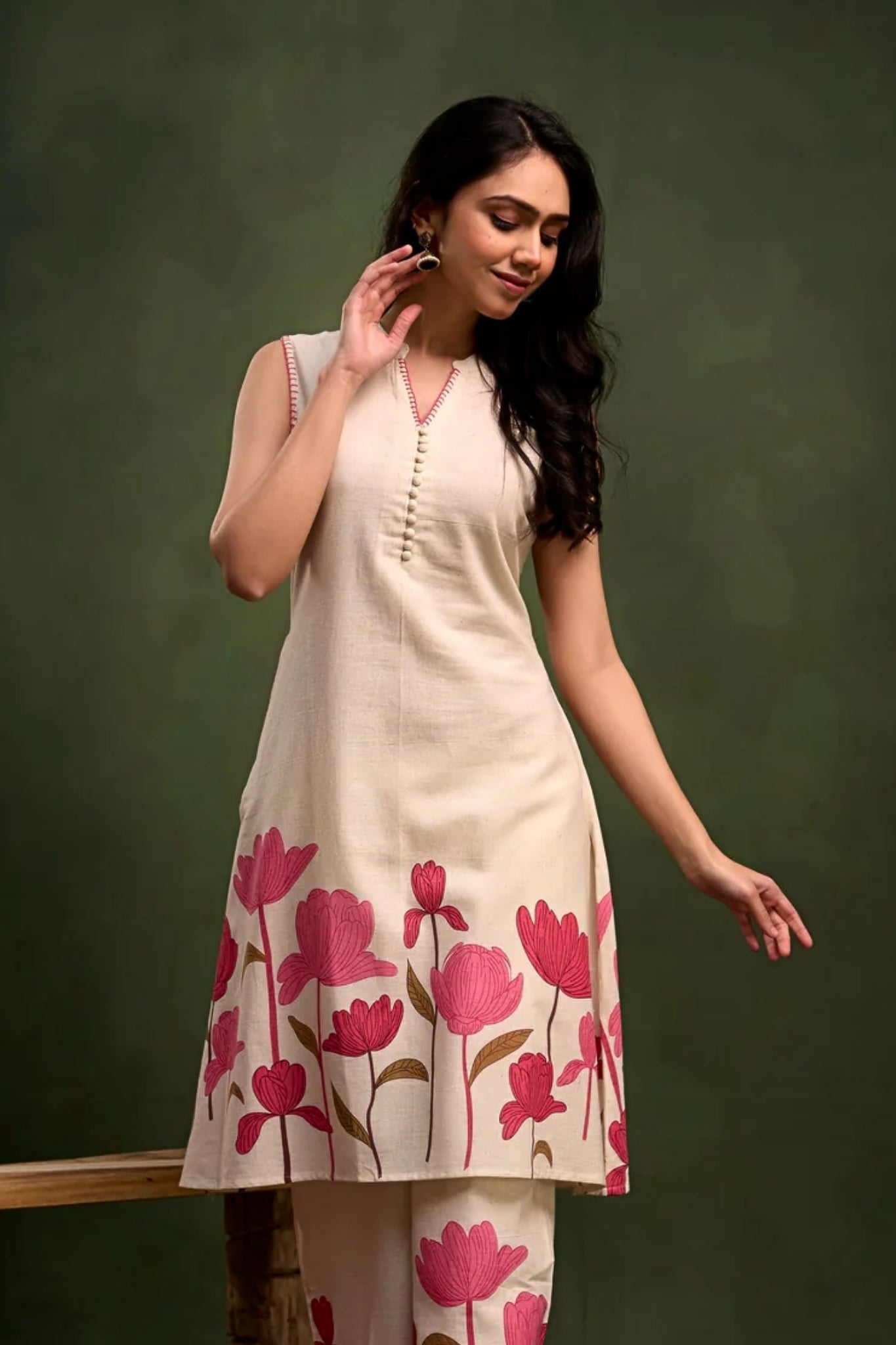 Roselle Bloomaria Coord Set - Pink