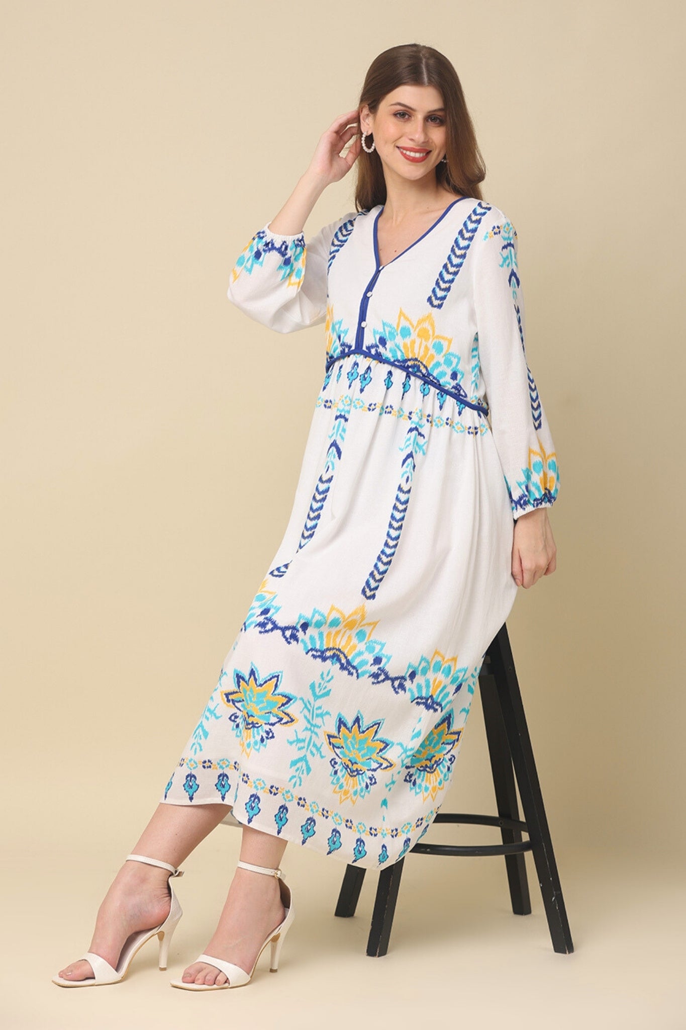 Azure Nivaasa Dress