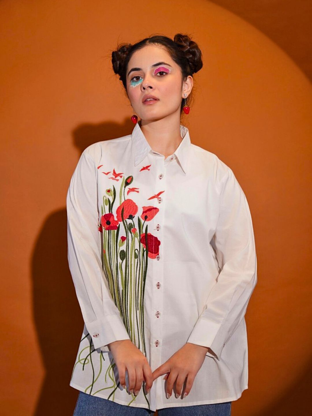Dancing Petals Short Kurti