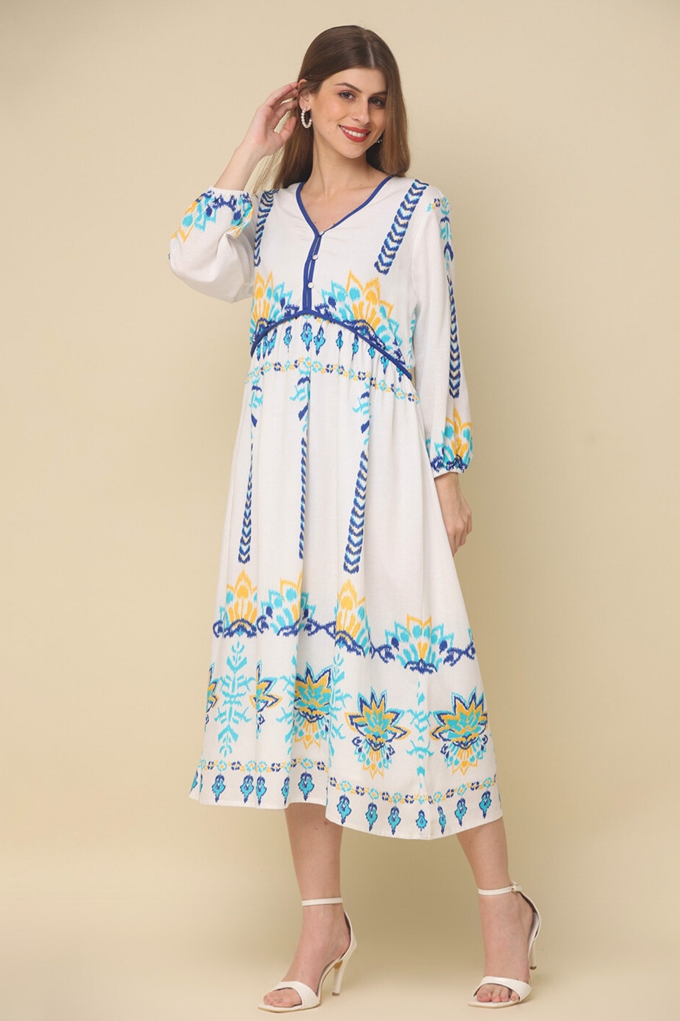 Azure Nivaasa Dress