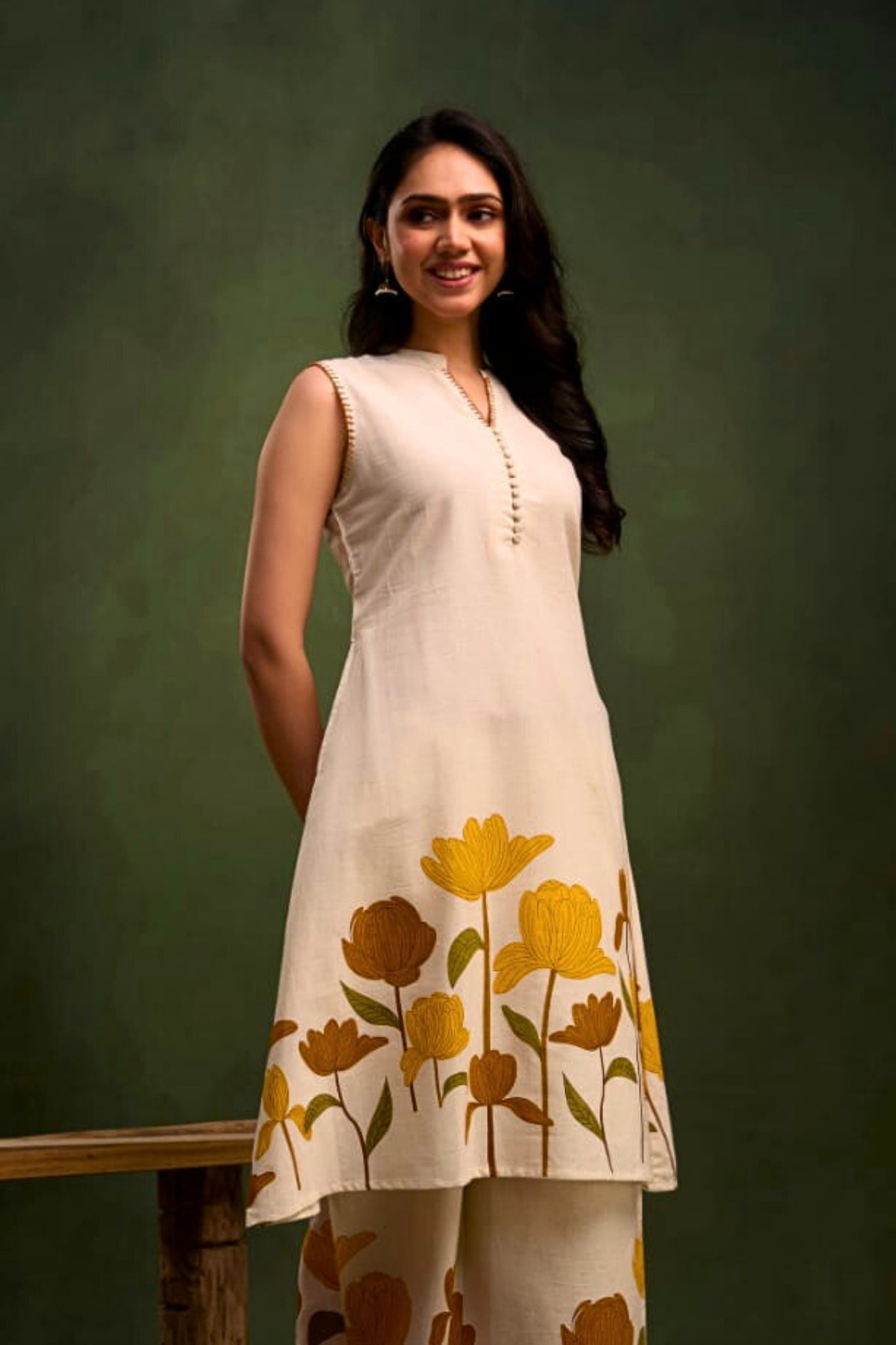 Roselle Bloomaria Coord Set - Yellow