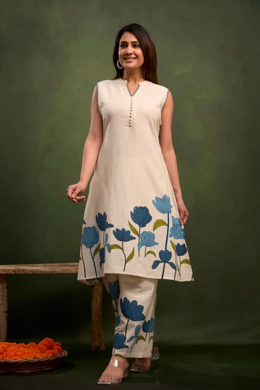 Roselle Bloomaria Coord Set - Blue