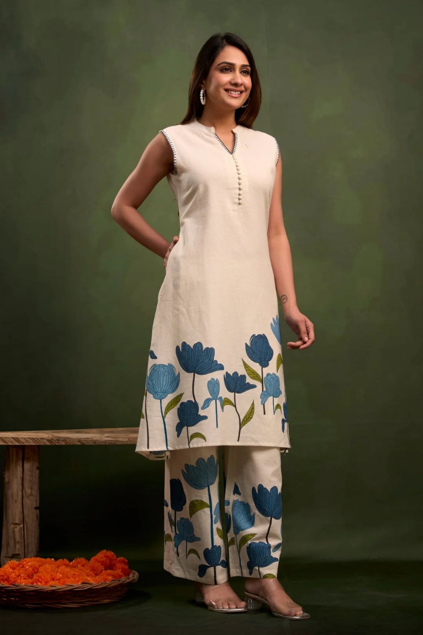 Roselle Bloomaria Coord Set - Blue