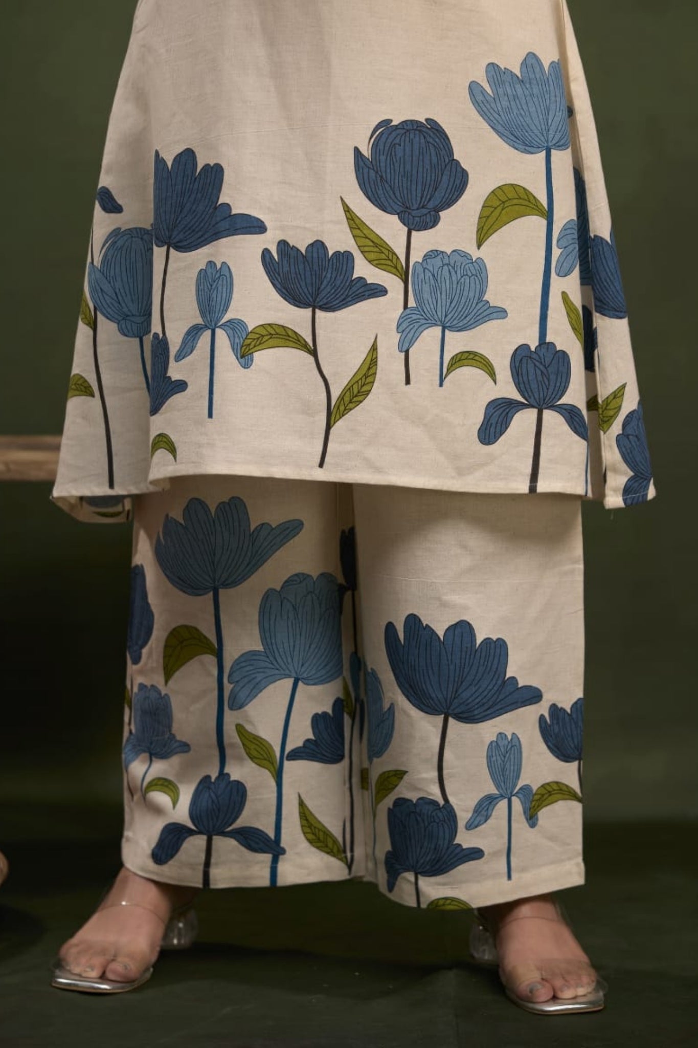 Roselle Bloomaria Coord Set - Blue