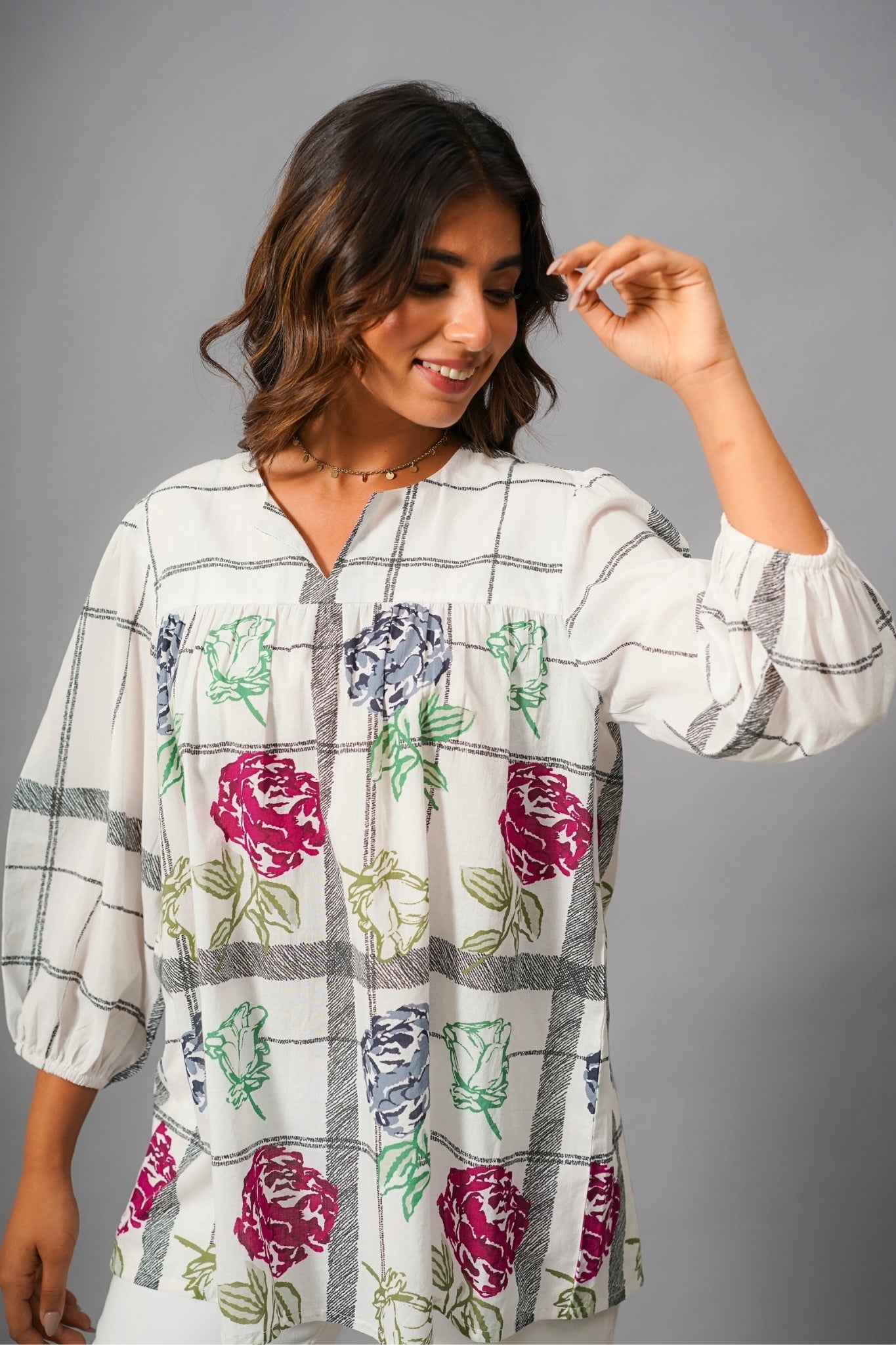 Rosevale Bloom Printed Kurti