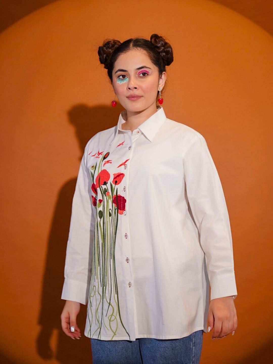 Dancing Petals Short Kurti