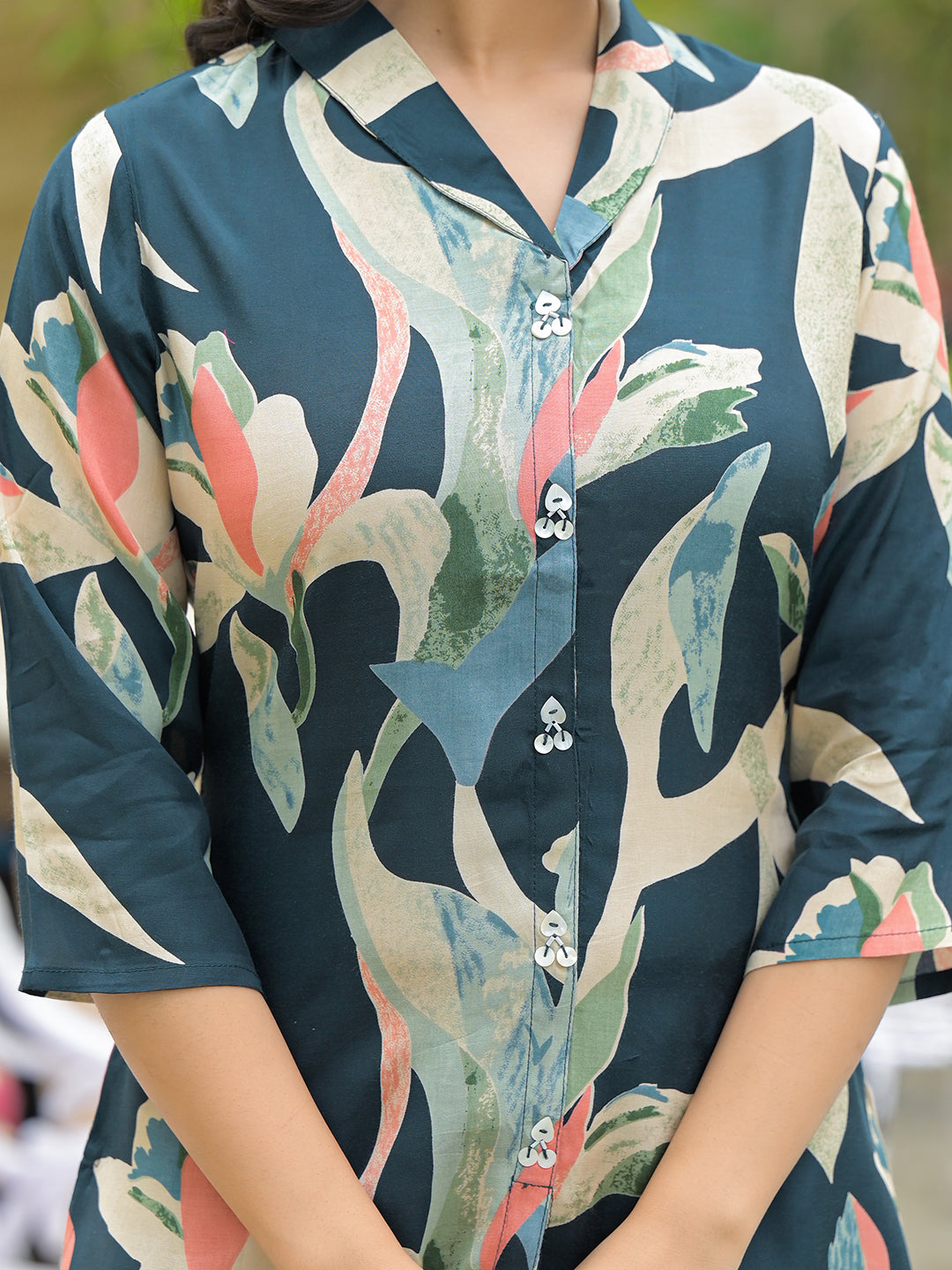 Crystal Viscose Muticolor Digital Print Co-ords Sets