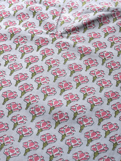  Grey Printed Loungewear/Nightwear -  world