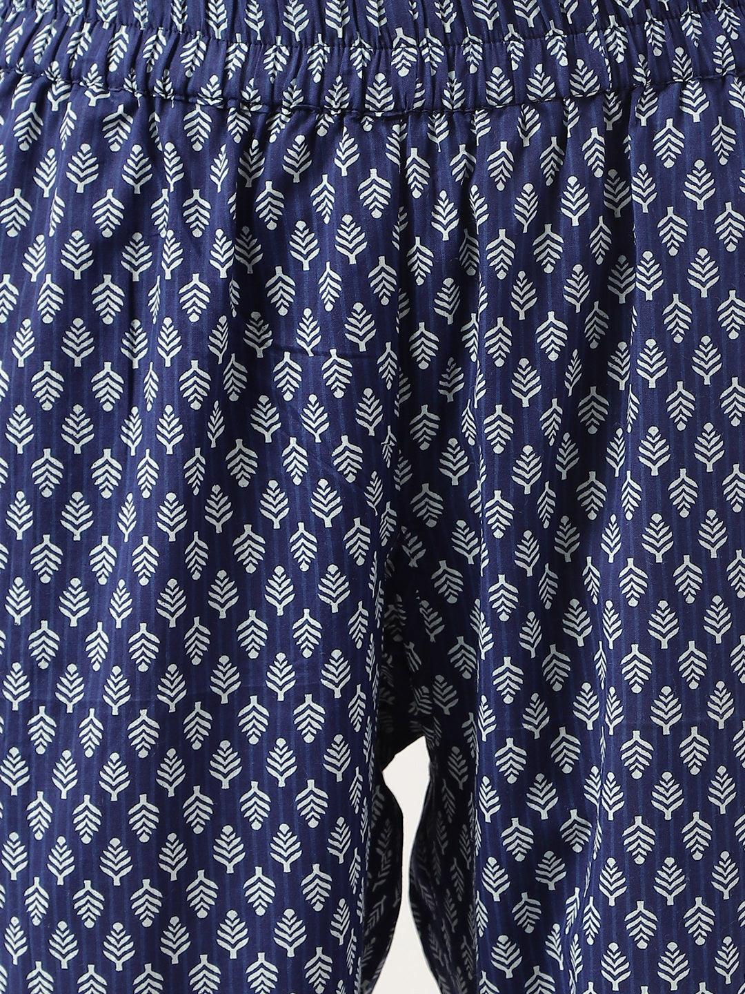  Blue Printed Loungewear/Nightwear -  world