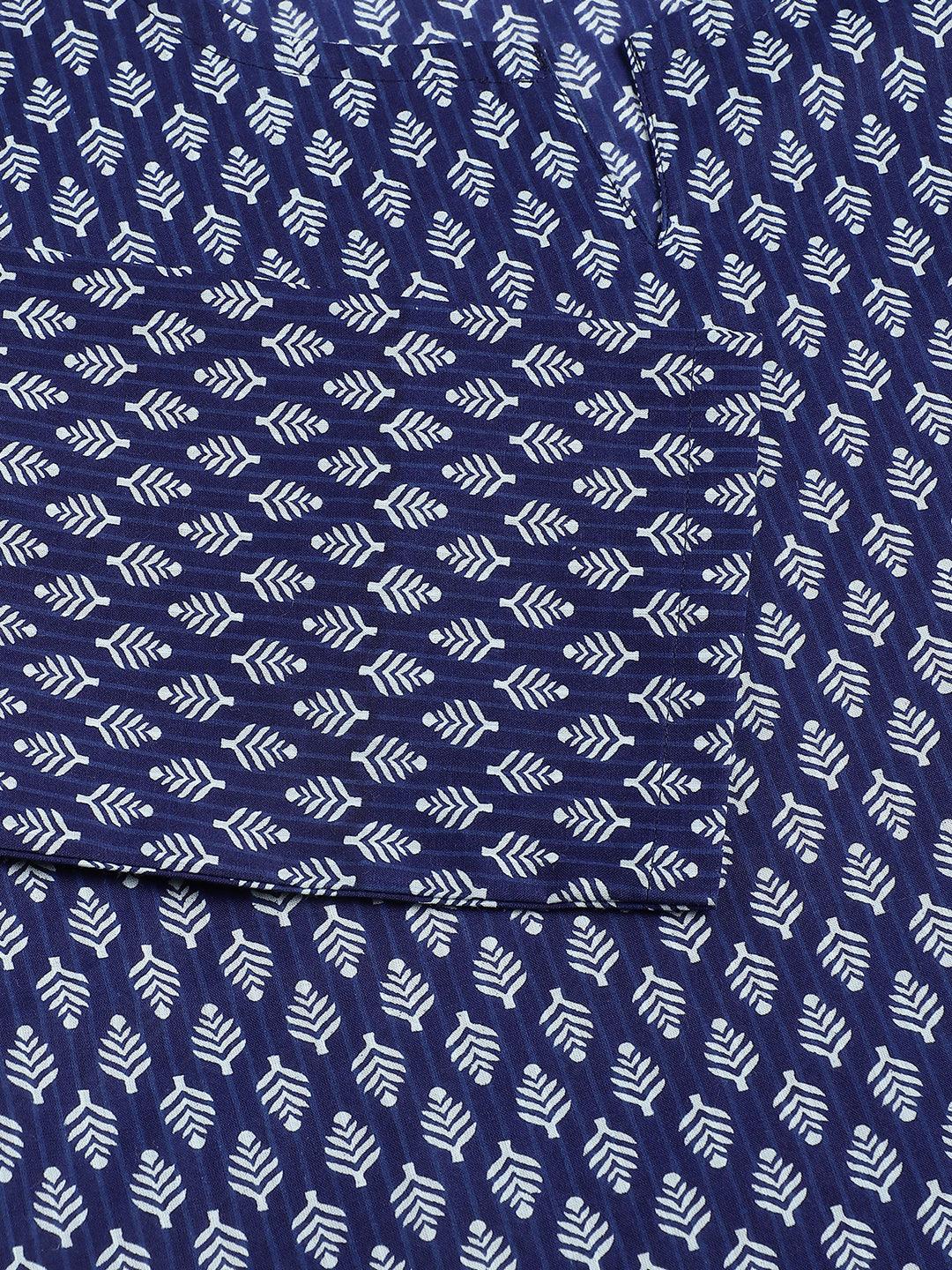  Blue Printed Loungewear/Nightwear -  world