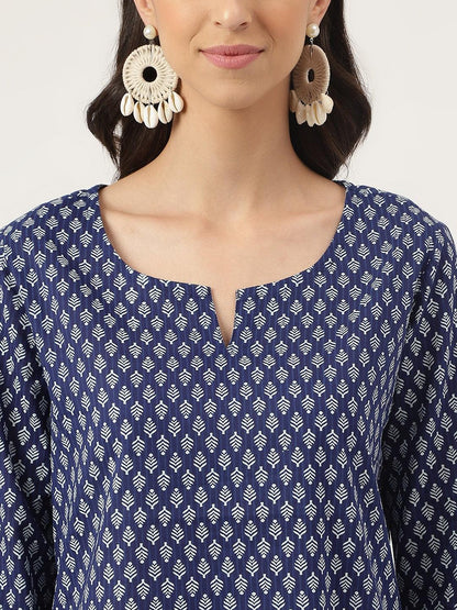  Blue Printed Loungewear/Nightwear -  world