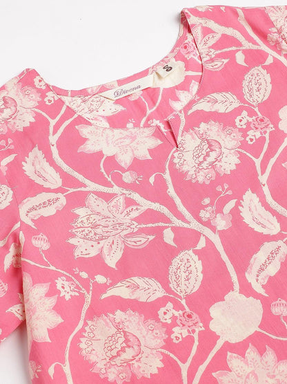  Pink Printed Loungewear/Nightwear -  world