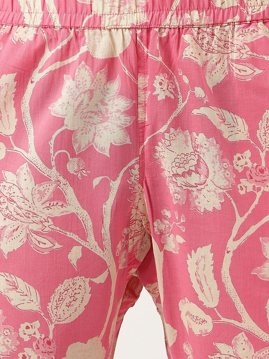  Pink Printed Loungewear/Nightwear -  world