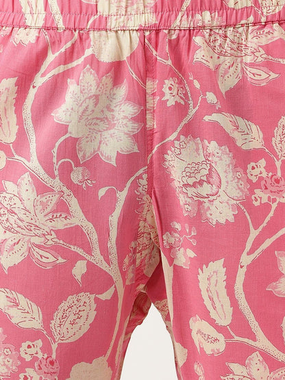  Pink Printed Loungewear/Nightwear -  world