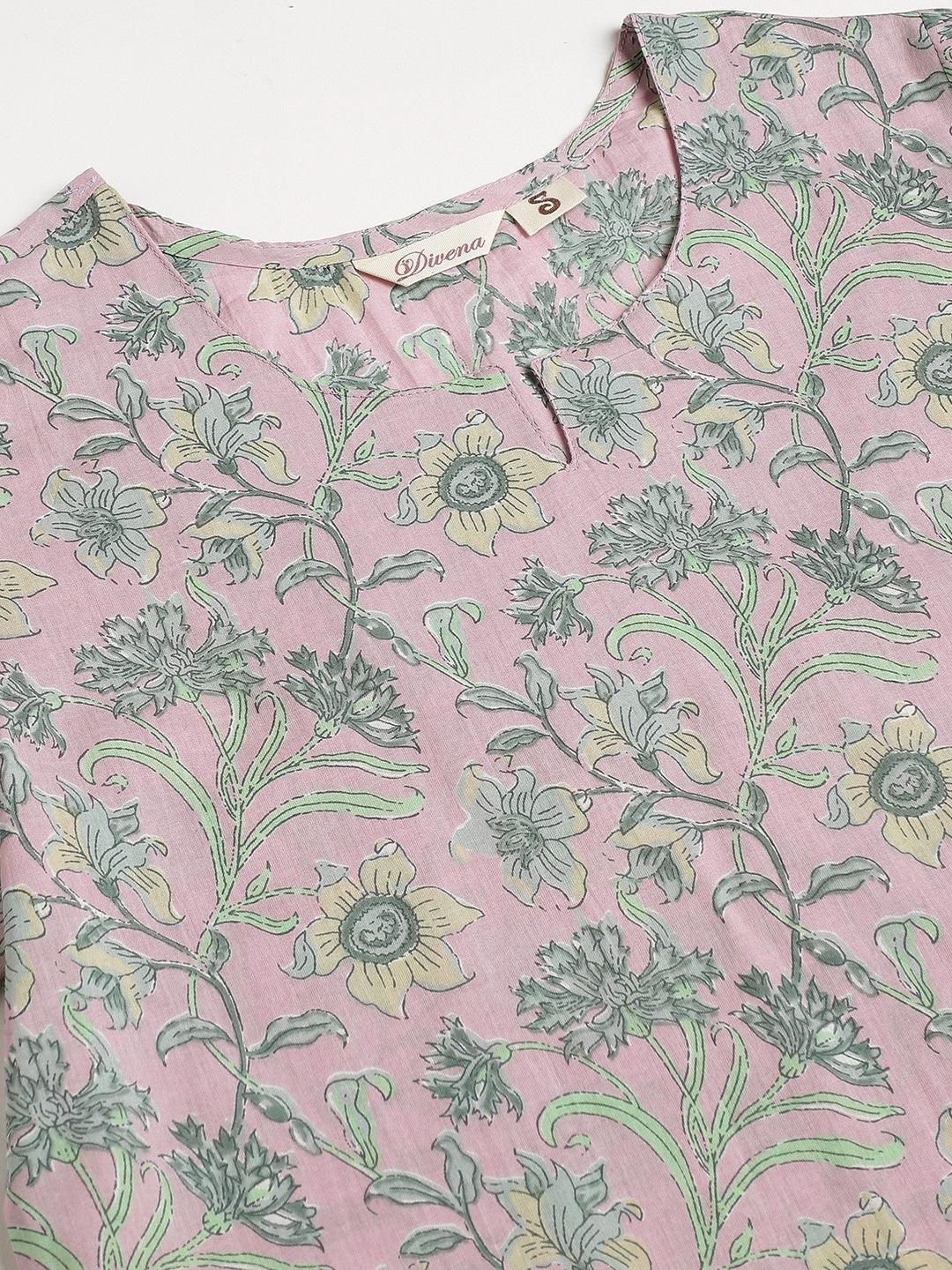  Lavender Printed Loungewear/Nightwear -  world