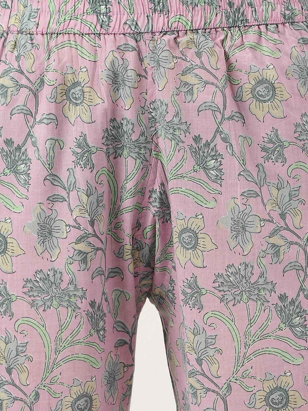  Lavender Printed Loungewear/Nightwear -  world