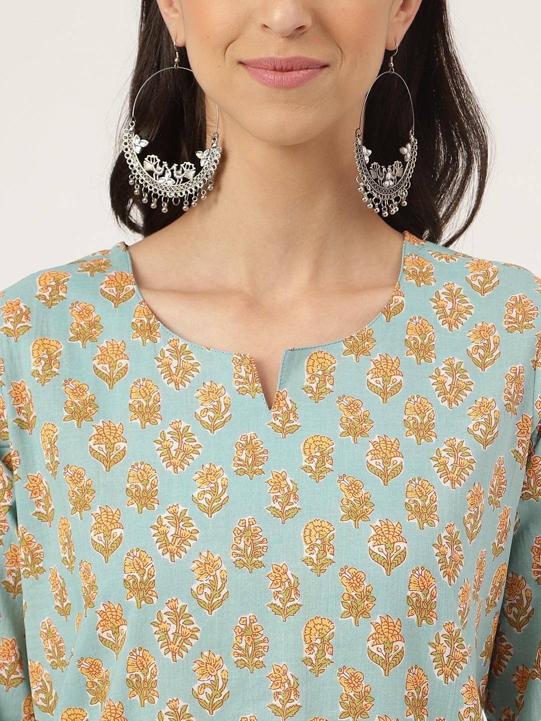  light Green Printed Loungewear/Nightwear -  world