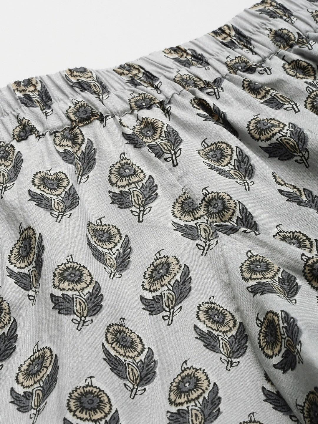  Grey Color Cotton Loungewear/Nightwear -  world