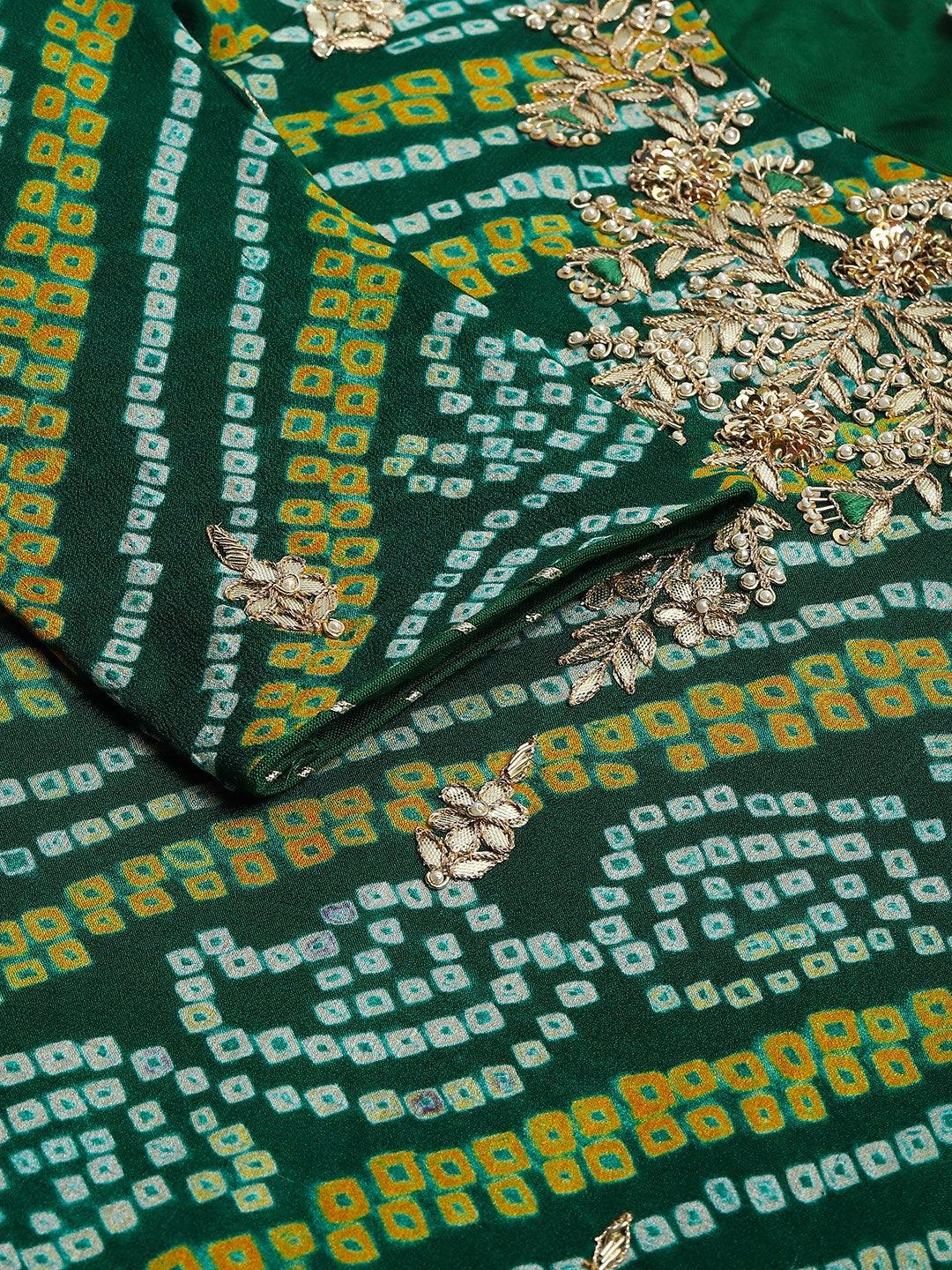  Pure Chicken krai georgette ivory White Kurta Palazoo Set with Dupatta - world.com