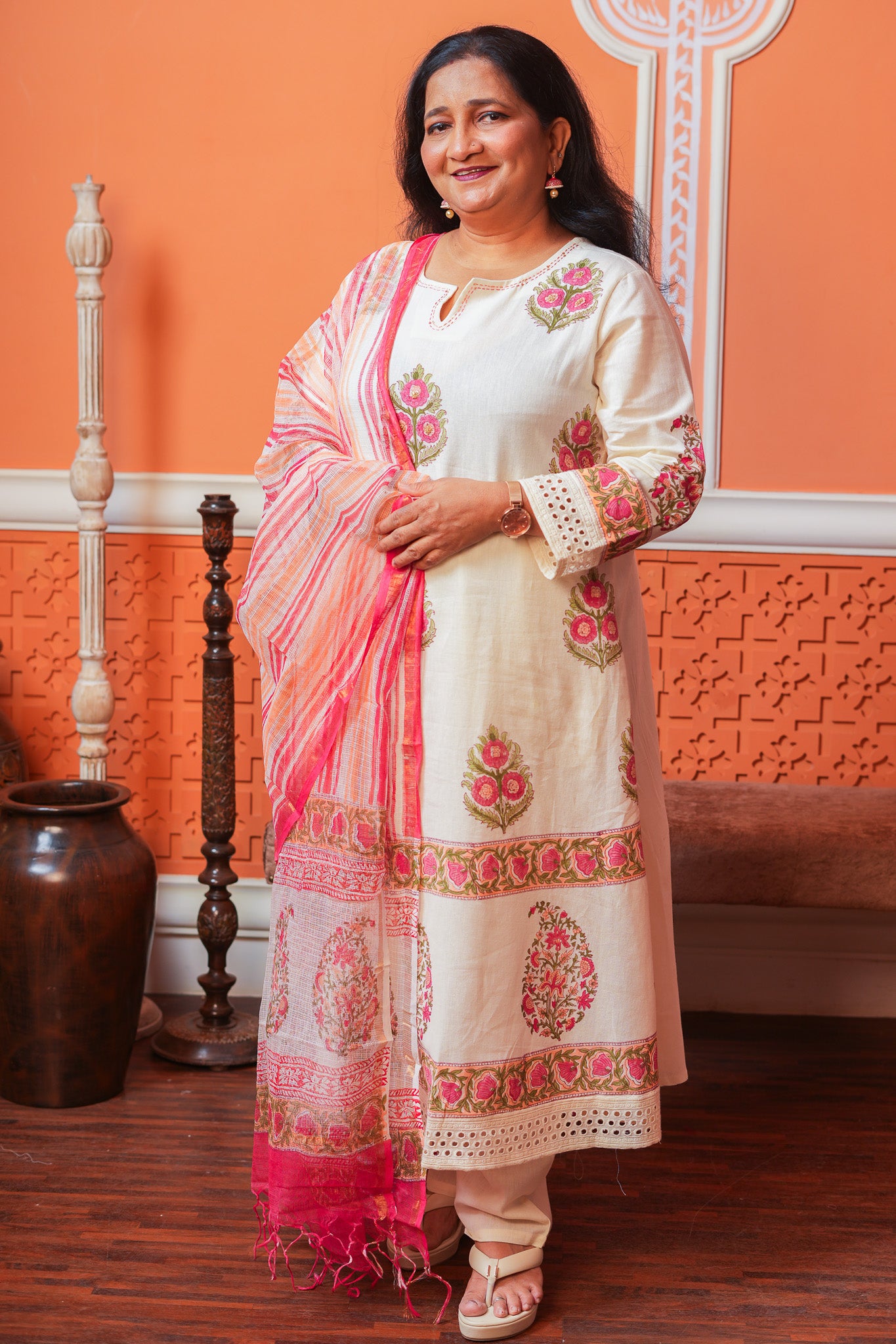 Doria Dreams Kurta Set With Dupatta